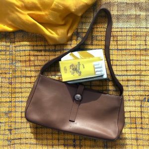 FURLA -leather shoulder bag- Made in Italy